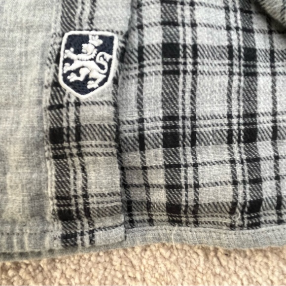 Nat Nash Shirt Adult Medium Gray Button Up Long Sleeve Soft Luxury Preppy Men - Picture 11 of 16